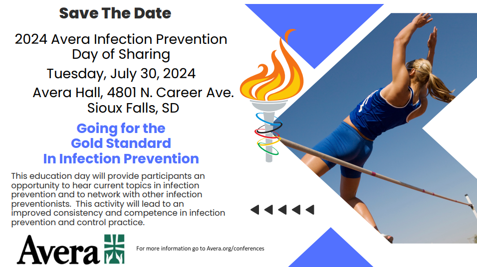 2024 Infection Prevention Day of Sharing (Save the Date) Banner